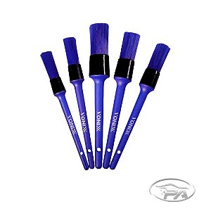 KIT 5 PINCÉIS PARA DETALHAMENTO EXTERNO - Vonixx