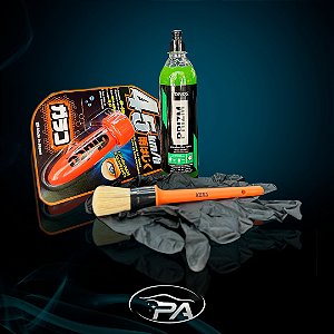 KIT REMOVEDOR DE CHUVA ÁCIDA + CRISTALIZADOR DE VIDROS 4 peças