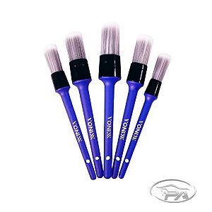 KIT 5 PINCÉIS PARA DETALHAMENTO INTERNO - Vonixx