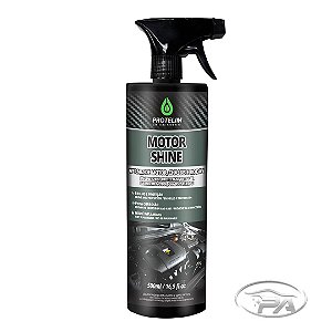 MOTOR SHINE 500ml - Verniz protetor de motor, caixa de roda e chassis Protelim