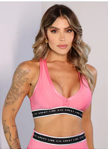 Top Diana Rosa Chiclete