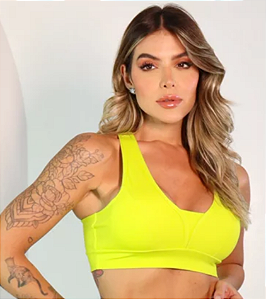 Top Isa Verde Limão