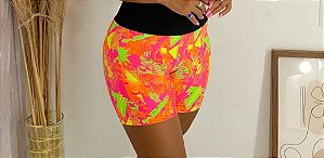Short Laranja/Verde
