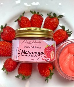 Esfoliante de Morango com Champanhe