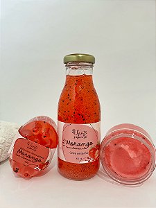 Kit de Morango com Champanhe Completo
