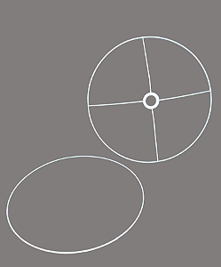 Armação Aramado Para Cúpula De Abajur Cilíndrica 40x40