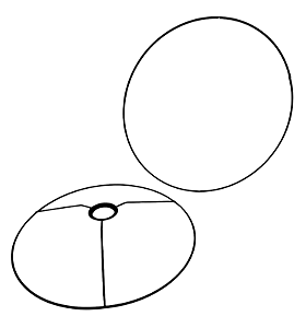 Armação Aramado Para Cúpula De Abajur Cilíndrica 30x30