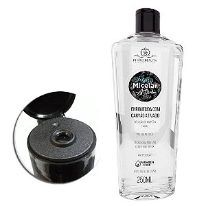 Água micelar carvão ativo 250ml - Phallebeauty