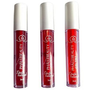 Lip tint em gel efeito natural - Phallebeauty