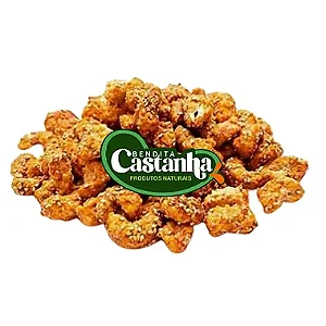 Castanha de caju Caramelizada com Gergelim