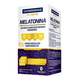 Melatonina Maracujá 60 comprimidos - Catarinense Nutrição