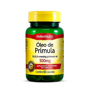 Óleo de Prímula 500mg | 60 Cápsulas - Maxinutri