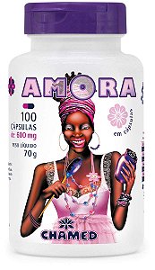 Chamel Amora Negra Fruta Em Cápsulas - 100 Cápsulas De 600Mg
