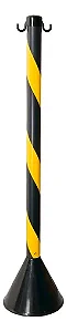 PEDESTAL ZEBRADO PARA ISOLAMENTO
