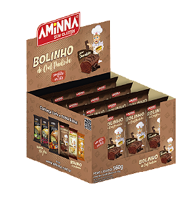 Bolinho do Chef Paulinho sabor Chocolate - 35g Cx Com 16 unidades