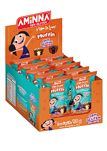MUFFIN DE CHOCOLATE COM RECHEIO DE BAUNILHA - 40g