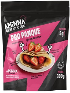 Mistura para Panqueca Proteica Sem Glúten Pro Panque da AMINNA - 300g