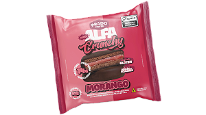 Alfa Crunchy Morango - Biscoito Proteico Recheado - 55g