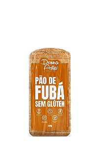 Pão de Fubá Sem Glúten Donna Asta - 400g