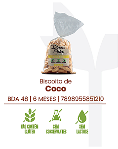 Biscoito de Coco - Donna Astra - 250g