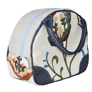 Frasqueira PERSEFONE - Linho Bordado Floral