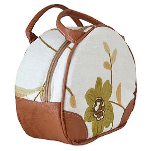 Frasqueira PERSEFONE - Linho Bordado Floral
