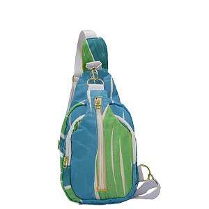 Bolsa Transversal ARTEMIS -  Azul e Verde