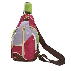 Bolsa Transversal ARTEMIS - Cores Rosa e Marrom