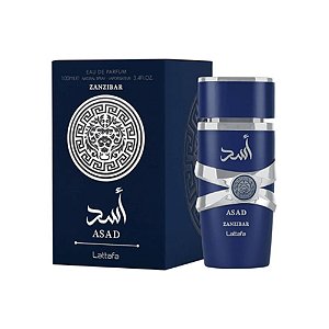Asad Zanzibar Lattafa Eau De Parfum Masculino 100ml