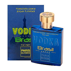 Vodka Brasil Azul De Paris Elysees Eau De Toilette Masculino 100 ml