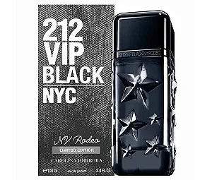 Perfume 212 VIP Black Rodeo Carolina Herrera Eau De Parfum Masculino 100 ml