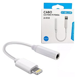 Adaptador de Lightning para Conector de Fones de Ouvido