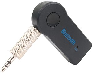 Adaptador Receptor Bluetooth Auxiliar P2 3.5mm para Som Rádio de Carro