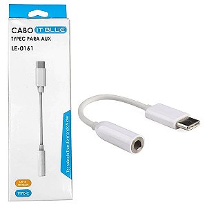 Cabo Adaptador Tipo C X P2 Fone De Ouvido Xiaomi Zenfone Moto e Outros