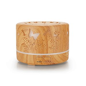 Difusor De Aromas, Umidificador De Ar Ultra-Sônico 700Ml, Difusor De Óleo Essencial, Abajur Led, Lâmpada Colorida Borbol