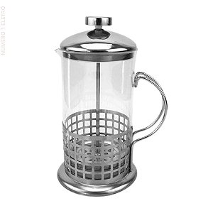 Cafeteira Prensa Francesa 800ml Aço E Vidro