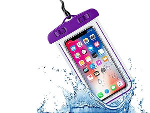Capa Bolsa pa Celulares A Prova D Água Impermeável universal até 6 polegadas