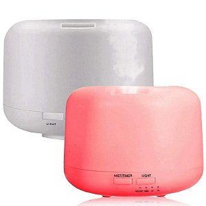 Difusor De Aroma Com Vaporizador Led 4 Em 1 Umidificador