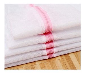 Kit 10 Sacos De Lavar Protetor de Roupa Íntima