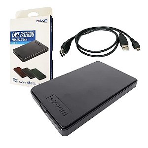 Gaveta para HD Externo SATA II 2.5" Case USB 2.0 - Cores Variadas