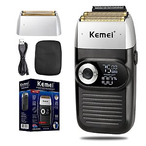 Barbeador Foil Shaver Barber, Aparador Elétrico, Recarregável