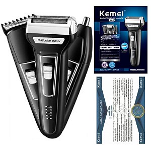 Maquina De Corte 3 Em 1 Kemei Shaver km-6558