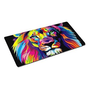 Mouse Pad Extra Grande 30cm X 70cm X 3mm Leão Broadway
