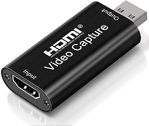 Placas de Captura de Áudio e Vídeo 4k HDMI para USB 2.0 Grave em Filmadora DSLR