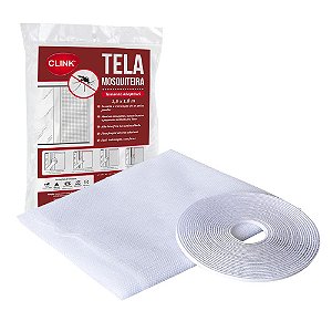 Tela Mosquiteiro para Janela 1,5 x 1,8 Clink
