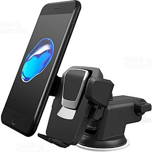 Suporte de Celular Automotivo - Gruda no Painel e Vidro