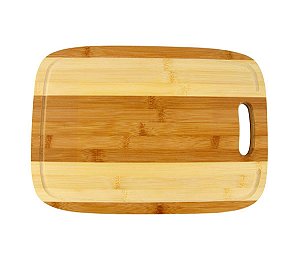 Tábua de Corte Bambu Oval 34cm