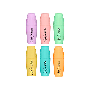 Marca texto mini Soul -  Pastel cores  Brw - CA2016