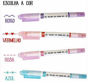 CANETA COM CARIMBO ROLL -- CA2033 BRW