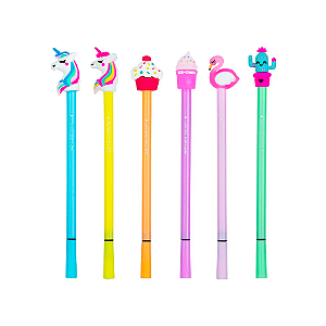 Caneta BRW Fine Pen 0.4mm Funny Unidade Cores Pastel Sortido - FI3001